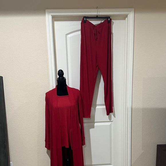 Lands' End Other - Lands End  Red Women's lounge/ pajamas set. Size medium. Super soft and light.